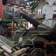 The inside of the lobby building. Home to several restored cars, folk art, and classic Americana.